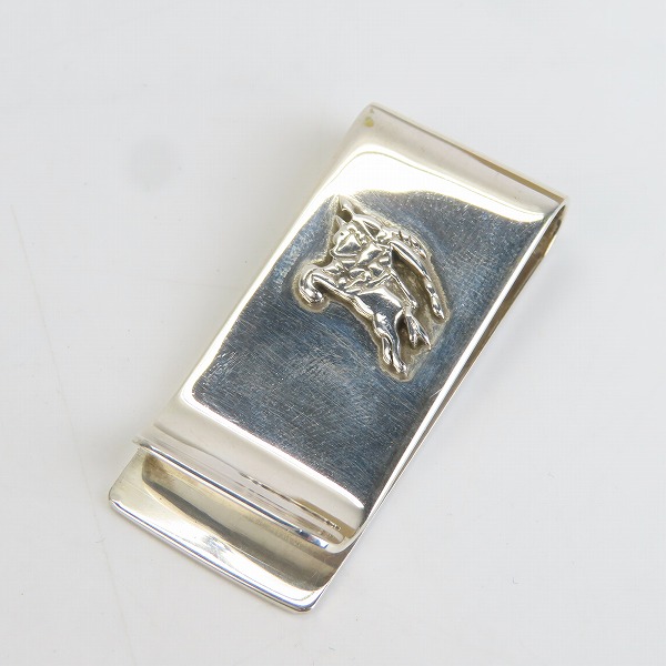 実際に弊社で買取させて頂いたBURBERRY/バーバリー ロゴシルバーマネークリップ 925