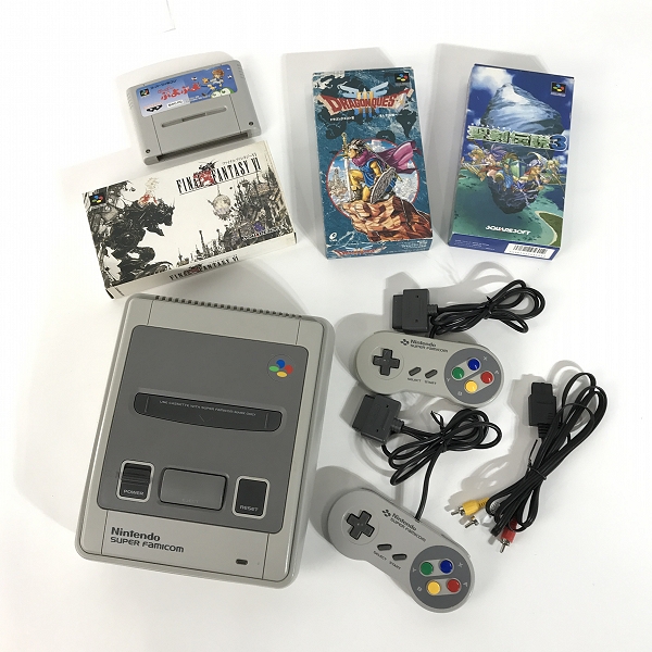 実際に弊社で買取させて頂いたNintendo/任天堂/ニンテンドー スーパーファミコン/スーファミ SHVC-001 本体 コントローラー/ソフト付き【動作未確認】