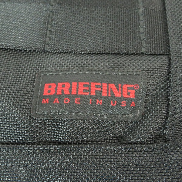 実際に弊社で買取させて頂いたBRIEFING/ブリーフィング SQ PACK/バックパック リュックサック ブラックの画像 3枚目