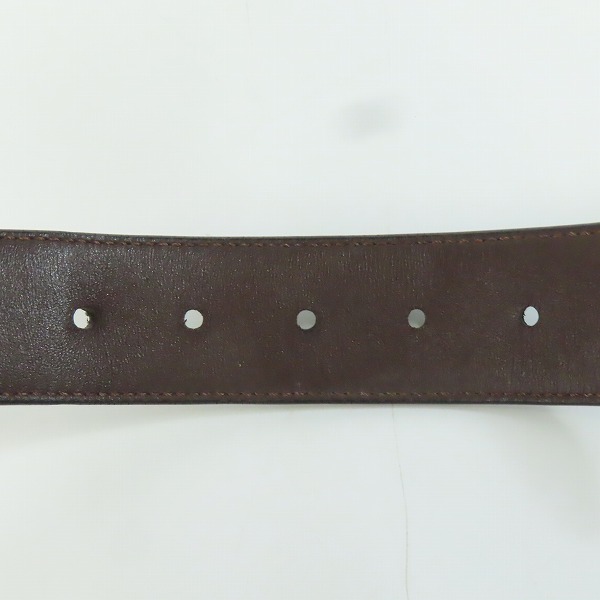 実際に弊社で買取させて頂いたCOACH/コーチ シグネチャー柄ベルトの画像 4枚目