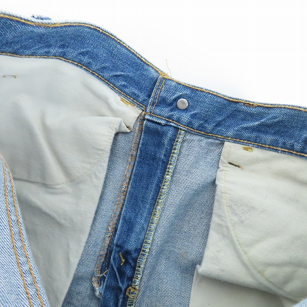 実際に弊社で買取させて頂いたLEVIS/リーバイス 606 ビッグE オレンジタブ 刻印8 TALON/タロンジップ/ヴィンテージ デニムパンツの画像 6枚目