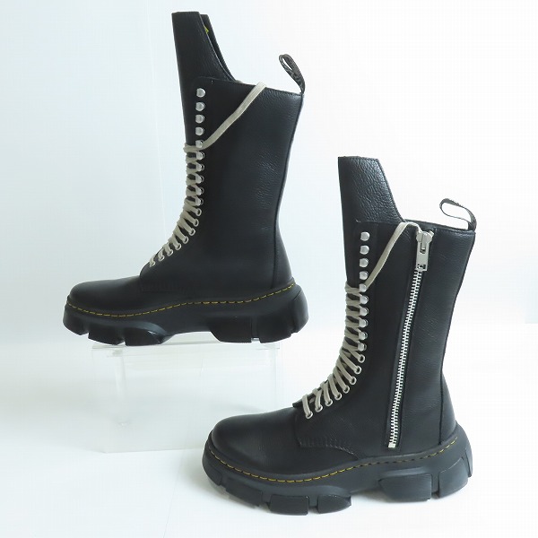 実際に弊社で買取させて頂いたDR.MARTENS x RICK OWENS/ドクターマーチン×リックオウエンス CALF LENGTH BOOT/カーフレングスブーツ 1918 DMXL RO/UK10の画像 3枚目