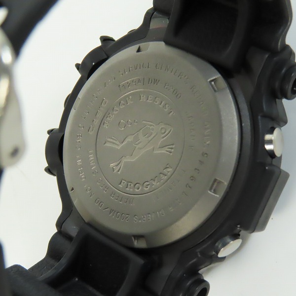 実際に弊社で買取させて頂いたG-SHOCK/Gショック FROGMAN/フロッグマン DW-8200Z-1T【動作未確認】の画像 3枚目