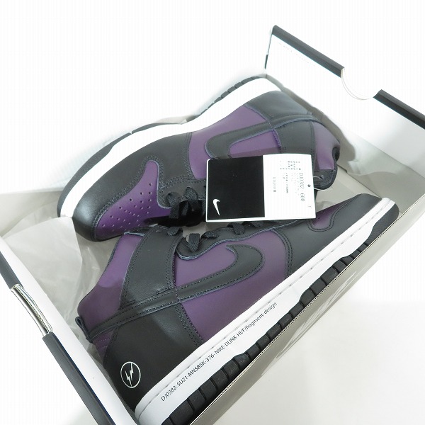 実際に弊社で買取させて頂いたNIKE×FRAGMENT DESIGN/ナイキ×フラグメントデザイン DUNK HI/F ダンクハイ 北京 DJ0382-600/25の画像 8枚目