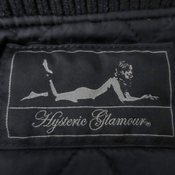 実際に弊社で買取させて頂いたHYSTERIC GLAMOUR/ヒステリックグラマー レディース スタジャン ベロア 0113AB09/Fの画像 3枚目