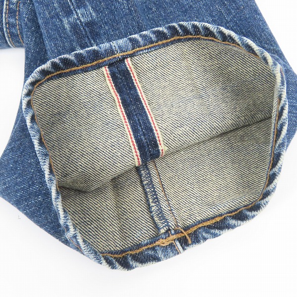 実際に弊社で買取させて頂いたHYSTERIC GLAMOUR/ヒステリックグラマー DEEP BLUE 加工 スタッズ デニムパンツ 0203AP06/34の画像 4枚目