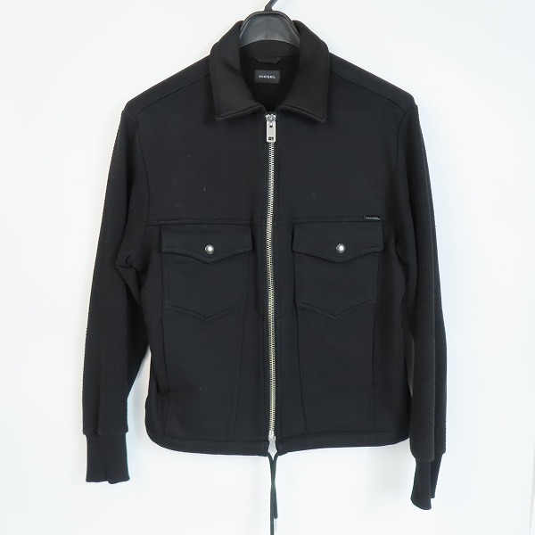 実際に弊社で買取させて頂いたDIESEL/ディーゼル スリーブ切り替えデザイン ジップアップジャケット S
