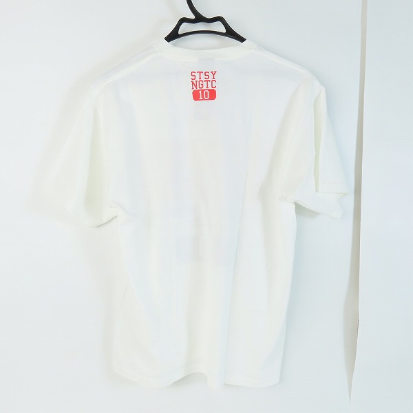 実際に弊社で買取させて頂いたSTUSSY/ステューシー COLLEGE ＃10 プリントデザイン 半袖Tシャツ/M の画像 1枚目