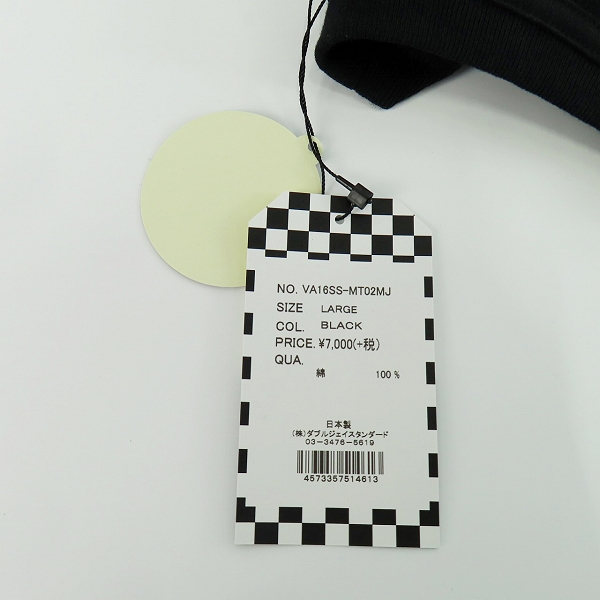 実際に弊社で買取させて頂いた【未使用】VANS×mastermind JAPAN/バンズ×マスターマインドジャパン Tシャツ VA16SS-MT02MJ/Lの画像 6枚目