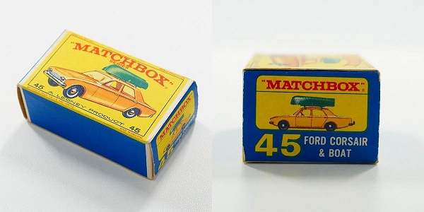 実際に弊社で買取させて頂いたMATCHBOX/マッチボックス No.45 FORD CORSAIR & BOAT/フォード コルセア & ボート ミニカーの画像 9枚目