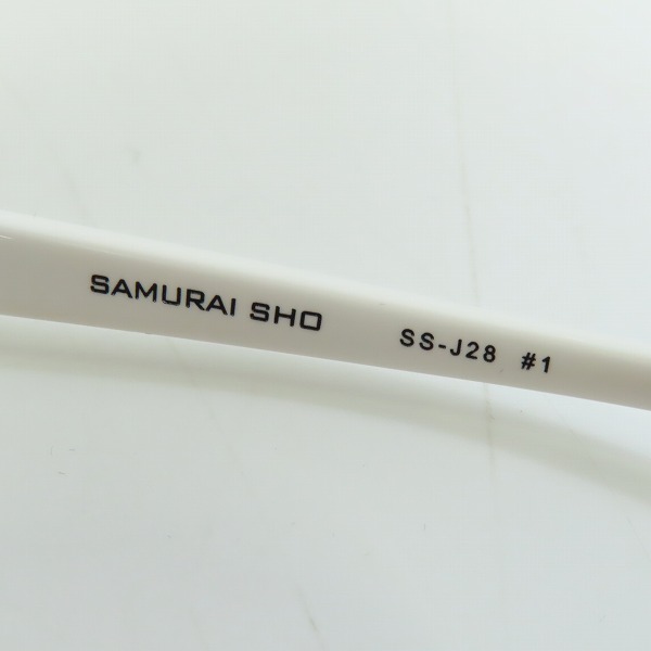実際に弊社で買取させて頂いたSAMURAI SHO/サムライ翔 2016年モデル 眼鏡/メガネフレーム 度入り SS-J28の画像 6枚目