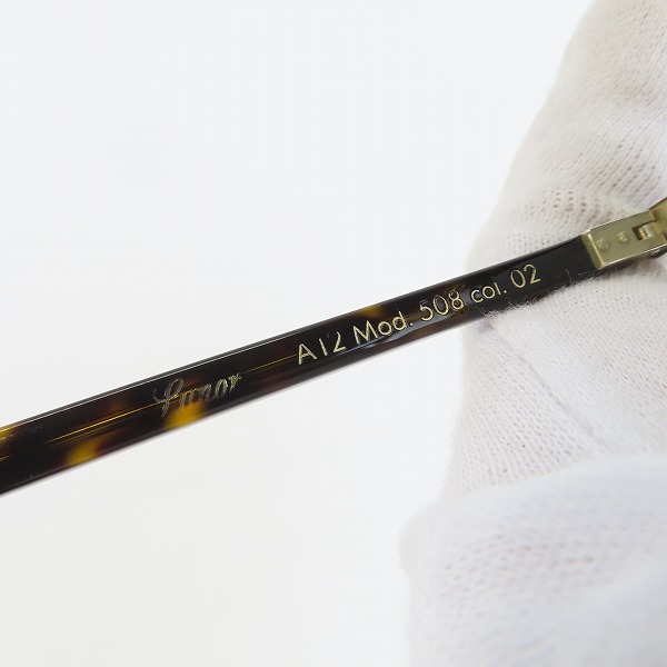 実際に弊社で買取させて頂いたLUNOR/ルノア アイウェア/メガネフレーム A12-508の画像 6枚目