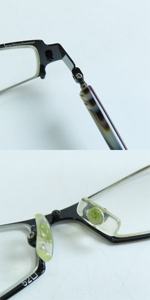 実際に弊社で買取させて頂いたless than human/レスザンヒューマン メガネフレーム 柄の画像 4枚目