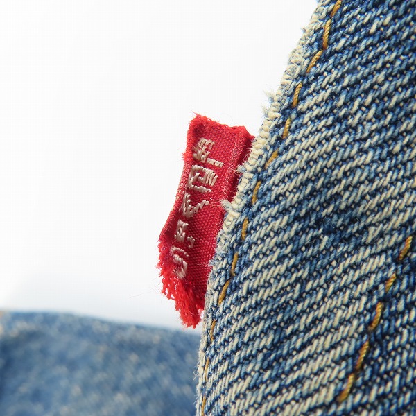 実際に弊社で買取させて頂いたLevis/リーバイス 501 ヴィンテージ 66前期 刻印6 スモールe ボタンフライ デニムパンツの画像 5枚目