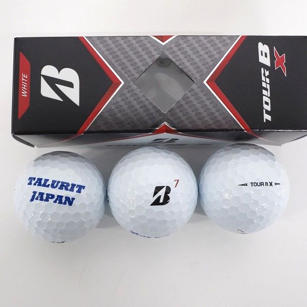 実際に弊社で買取させて頂いた【未使用/オウンネーム】BRIDGESTONE/ブリヂストン TOUR B X・PHYZ・ツアーステージ他 ゴルフボール 計2ダースの画像 1枚目