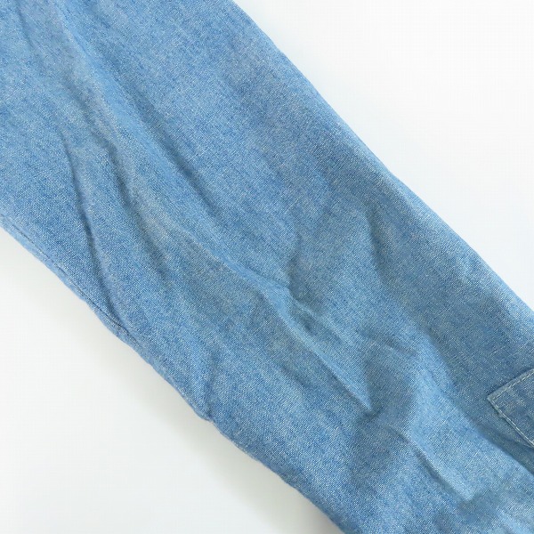 実際に弊社で買取させて頂いたWACKO MARIA/ワコマリア ROCKERS-TRIP シャンブレー ワークシャツ/Lの画像 7枚目