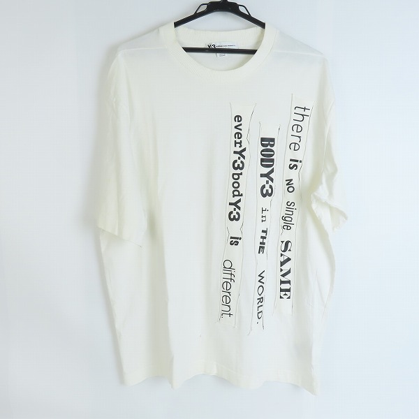 実際に弊社で買取させて頂いたY-3/ワイスリー U ARTW STP TEE/アートワーク ストライプ Tシャツ DP0481/L