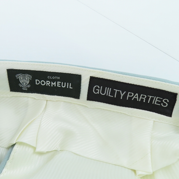 実際に弊社で買取させて頂いたWACKO MARIA × DORMEUIL/ワコマリア × ドーメル スラックスパンツ/Lの画像 2枚目