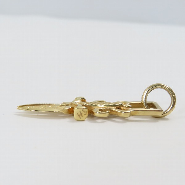 実際に弊社で買取させて頂いたSTANLEY GUESS/スタンリーゲス GUESS WORKS/ゲスワークス 18k ダガー ペンダントトップ/ネックレスチャームの画像 3枚目