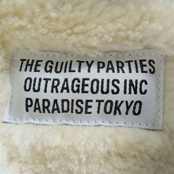 実際に弊社で買取させて頂いたWACKO MARIA/ワコマリア GUILTY PARTIES 天国東京 ボア コーチジャケット/Sの画像 2枚目