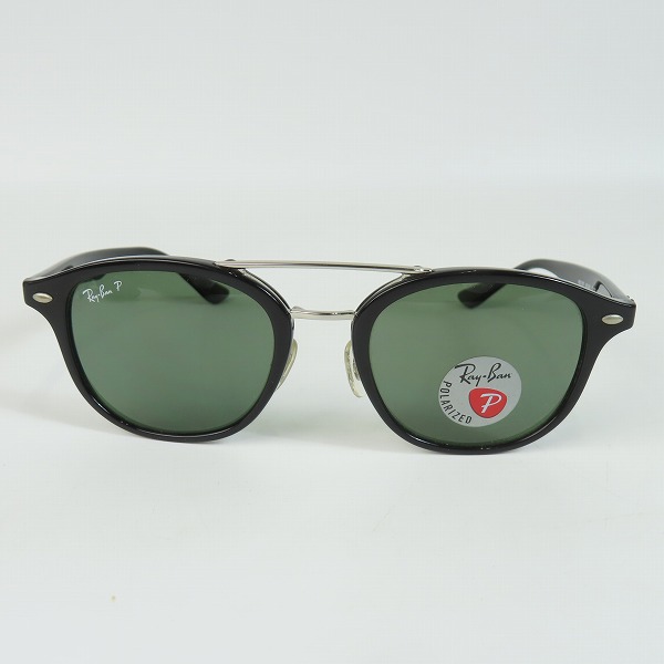 実際に弊社で買取させて頂いたRay-Ban/レイバン ダブルブリッジ 偏光レンズ サングラス RB2183 901/9Aの画像 1枚目