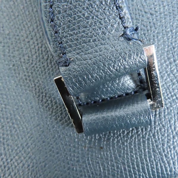 実際に弊社で買取させて頂いたYUKINO For UNITED ARROWS/ユキノ For ユナイテッドアローズ レザー ネイビー ビジネスバッグの画像 7枚目