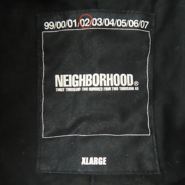 実際に弊社で買取させて頂いたNEIGHBORHOOD/ネイバーフッド 2002AW カンフージャケットTSNH-JK11/XLの画像 2枚目