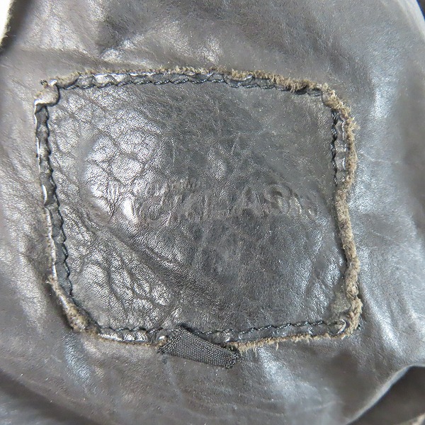 実際に弊社で買取させて頂いたBACKLASH/バックラッシュ カーフタンニン ダブルライダース/1057-03/L(3)の画像 2枚目