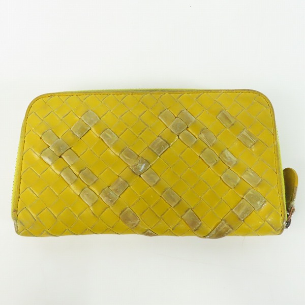 実際に弊社で買取させて頂いたBOTTEGA VENETA/ボッテガヴェネタ イントレチャート/イントレ ラウンドジップ ロングウォレット/長財布の画像 1枚目