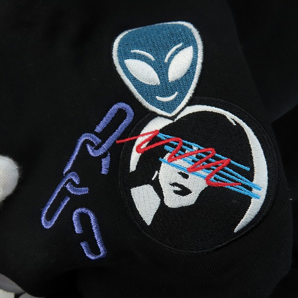 実際に弊社で買取させて頂いたHYSTERIC GLAMOUR×genzai/ヒステリックグラマー×ゲンザイ Sagara Collage Hoodie プルオーバーパーカー GZ1184/XLの画像 6枚目