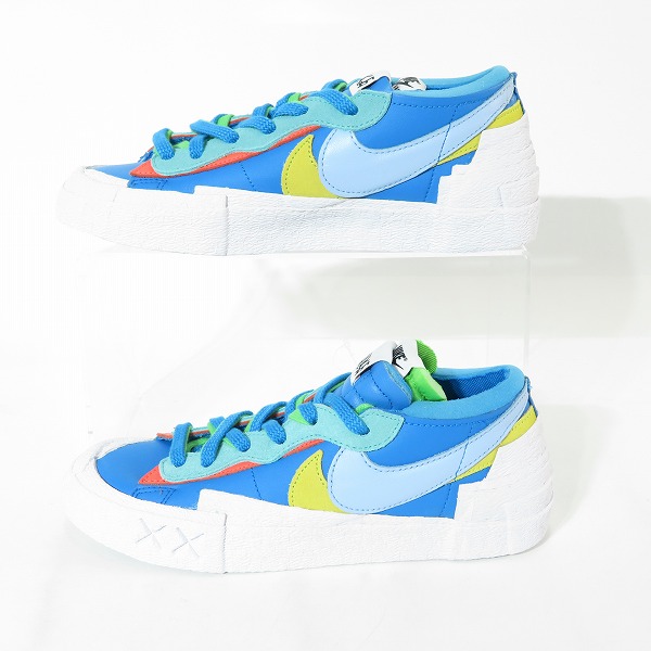 実際に弊社で買取させて頂いた【未使用】NIKE×KAWS×sacai/ナイキ×カウズ×サカイ BLAZER LOW Neptune Blue/ネプチューン ブルー DM7901-400/24の画像 3枚目