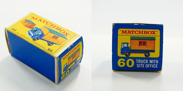 実際に弊社で買取させて頂いたMATCHBOX/マッチボックス No.60 TRUCK WITH SITE OFFICE/トラック ウィズ サイトオフィス ミニカーの画像 9枚目