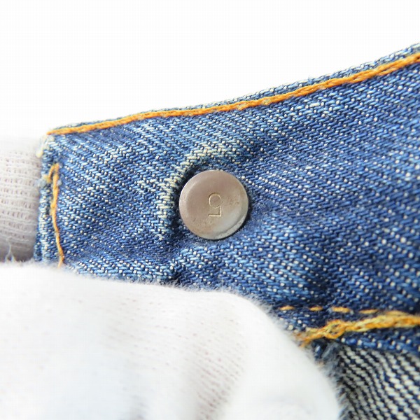 実際に弊社で買取させて頂いたLEVIS/リーバイス 505 刻印5 42TALON ジッパーフライ ビッグE デニムパンツの画像 6枚目