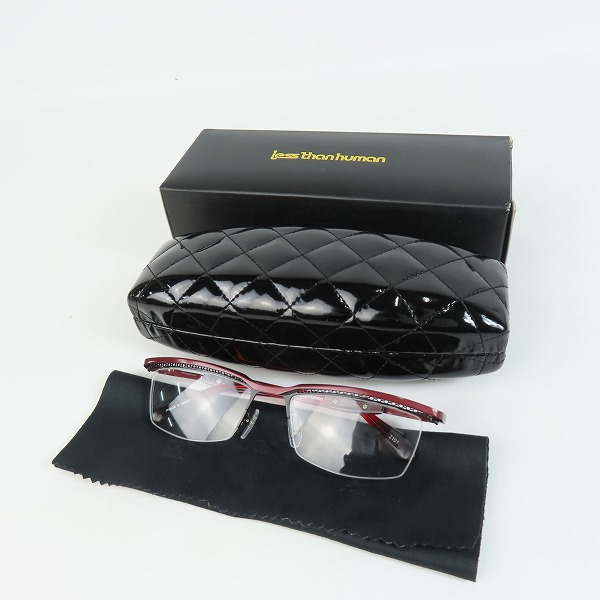 実際に弊社で買取させて頂いたless than human/レスザンヒューマン RECALL 眼鏡/メガネフレーム/アイウェアの画像 9枚目