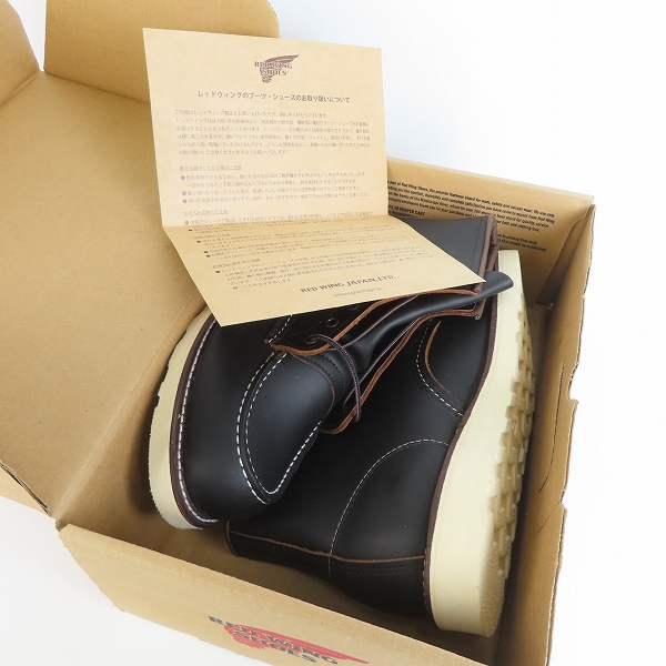 実際に弊社で買取させて頂いたRED WING/レッドウィング 6inch CLASSIC MOC TOE/6インチ クラシック モック トゥ ワークブーツ 8849/9Dの画像 7枚目