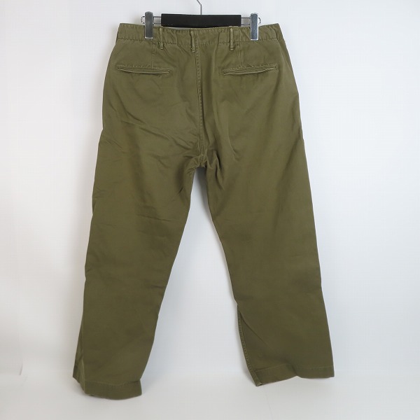 実際に弊社で買取させて頂いたBuzz Rickson's/バズリクソンズ チノパンツ/ワークパンツ BR40025 W34の画像 1枚目
