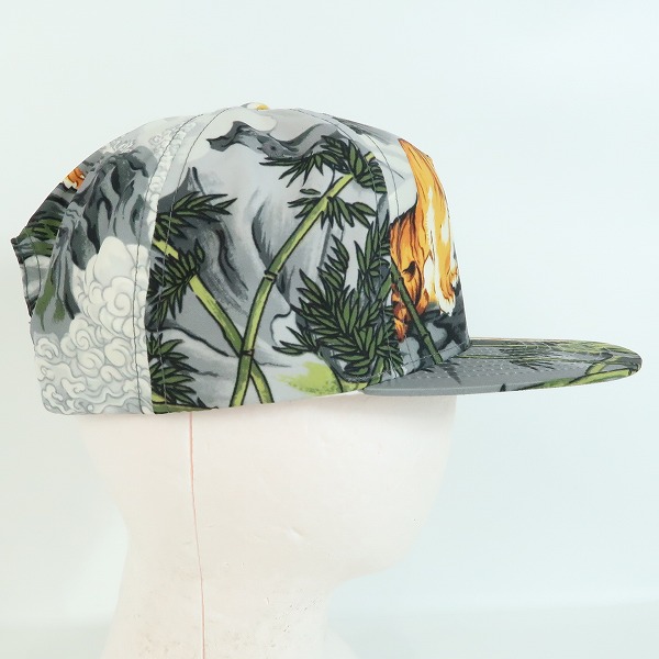 実際に弊社で買取させて頂いたstussy/ステューシー 総柄トラ/虎デザイン キャップ/帽子 O/Sの画像 4枚目