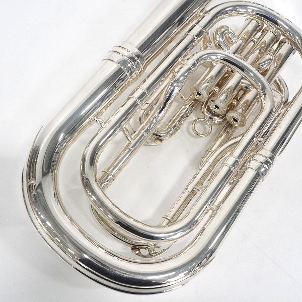 実際に弊社で買取させて頂いた★YAMAHA/ヤマハ NEO YBH-831S バリトン 3ピストン 銀メッキ仕上 ハードケース付の画像 7枚目