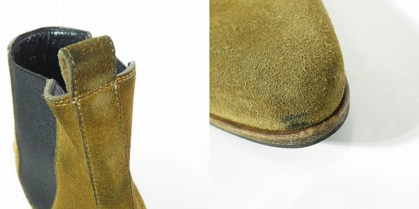 実際に弊社で買取させて頂いたSAINT LAURENT/サンローラン サイドゴア チェルシーブーツ 328368/40の画像 9枚目