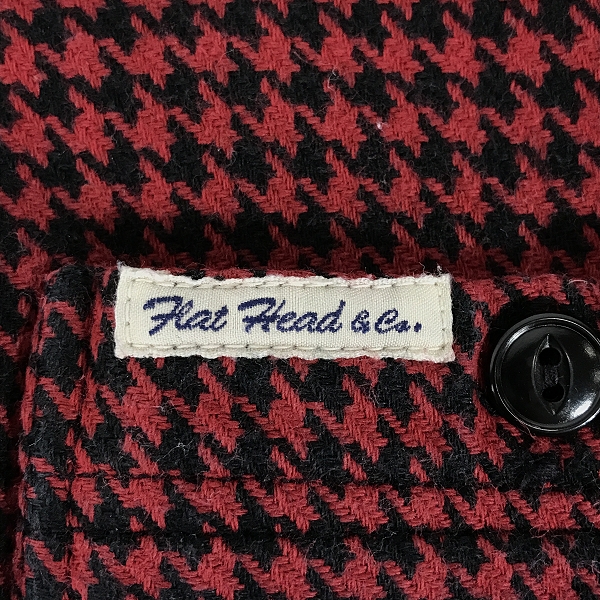 実際に弊社で買取させて頂いたTHE FLAT HEAD/フラットヘッド ネルシャツ 長袖 Lの画像 4枚目