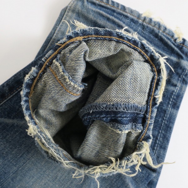 実際に弊社で買取させて頂いたHYSTERIC GLAMOUR/ヒステリックグラマー オゾンタグ スタッズデニム 4AP-2672/30の画像 8枚目