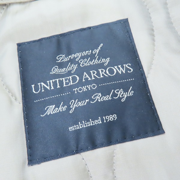 実際に弊社で買取させて頂いたUNITED ARROWS/ユナイテッドアローズ ライナー付トレンチコート 1125-199-6220/XSの画像 2枚目