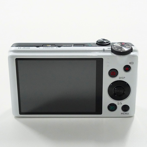 実際に弊社で買取させて頂いたCASIO/カシオ EX-ZR200 コンパクトデジタルカメラ 簡易動作確認済みの画像 4枚目