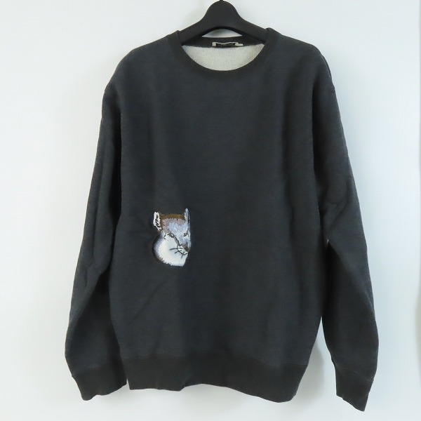 実際に弊社で買取させて頂いたMAISON KITSUNE/メゾンキツネ トレーナー/スウェット 刺繍 KMM32200/L