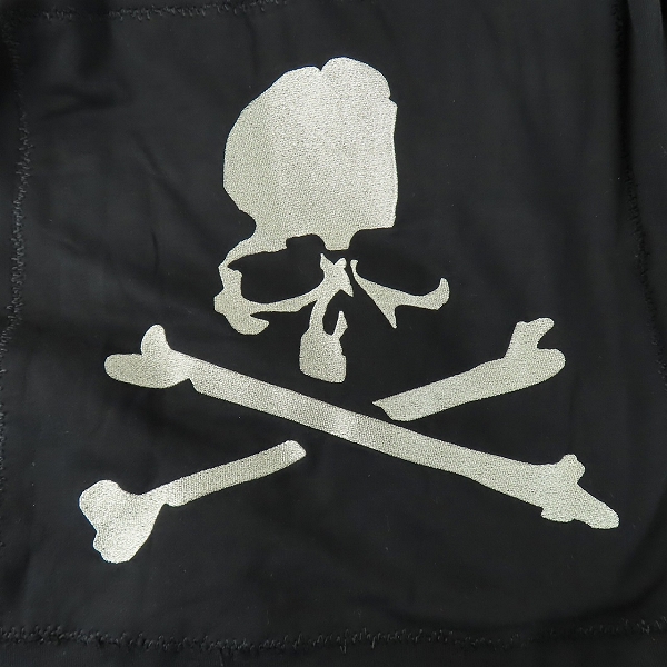 実際に弊社で買取させて頂いたMASTERMIND WORLD/マスターマインドワールド 銀ラメスカル プルオーバーパーカー MW19S02-SW011-008/Lの画像 7枚目