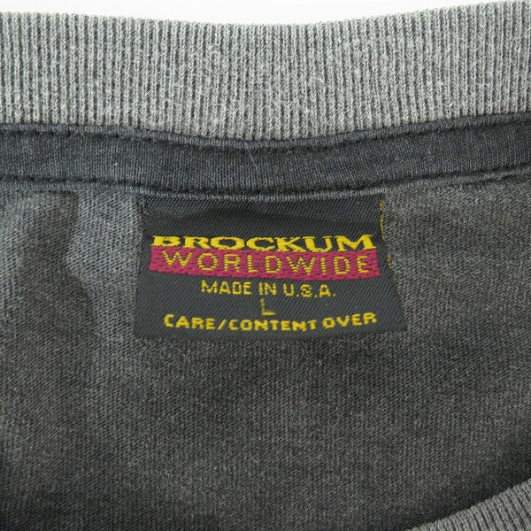 実際に弊社で買取させて頂いたMARILYN MANSON/マリリンマンソン BROCKUMボディ/ヴィンテージ/ビンテージ HALF BIG FACE Tシャツ Lの画像 2枚目