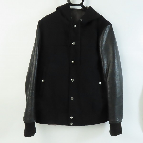 実際に弊社で買取させて頂いたJohn UNDERCOVER/ジョンアンダーカバー ダウンジャケット フーディ/袖レザー JUR4201/3