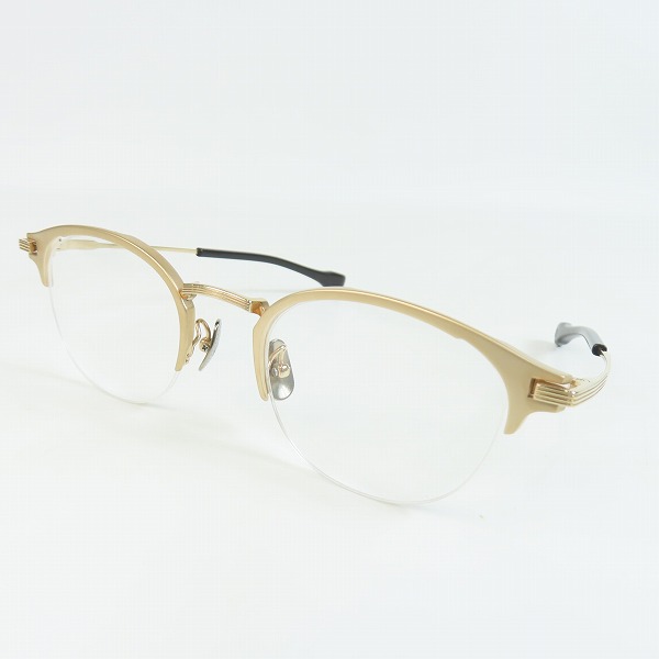 実際に弊社で買取させて頂いた999.9/フォーナインズ ハーフリム 眼鏡/メガネフレーム/アイウェア S-351T