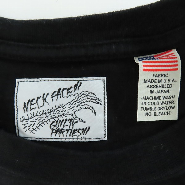 実際に弊社で買取させて頂いたWACKO MARIA×NECK FACE/ワコマリア×ネックフェイス クルーネックTシャツ/Mの画像 2枚目