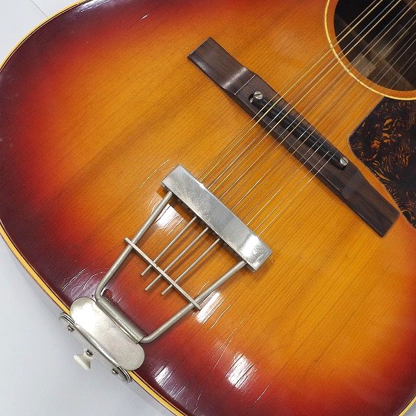 実際に弊社で買取させて頂いた★Gibson/ギブソン B-25-12 12弦アコースティックギター/アコギ ビンテージ チップボードケース付の画像 6枚目